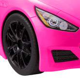 Barbie Pink Convertible 2-Seater Vehicle With Rolling Wheels, For 3 To 7 Year Olds
